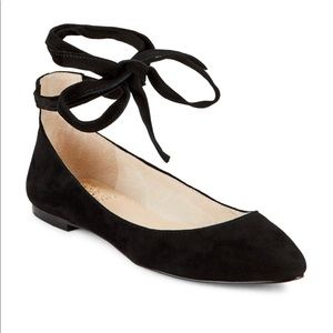 Vince Camuto Black Suede Flats